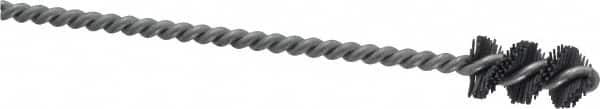 Osborn - 0.515" Diam Helical Nylon Tube Brush - 1" Brush Length, 5" OAL, 0.169" Diam Shank - Strong Tooling