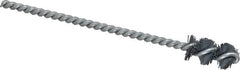 Osborn - 0.515" Diam Helical Nylon Tube Brush - 1" Brush Length, 5" OAL, 0.169" Diam Shank - Strong Tooling