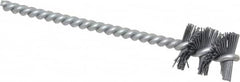 Osborn - 0.89" Diam Helical Nylon Tube Brush - 1" Brush Length, 5" OAL, 0.228" Diam Shank - Strong Tooling