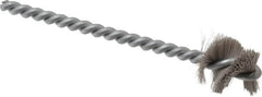 Osborn - 1.015" Diam Helical Nylon Tube Brush - 1" Brush Length, 5" OAL, 1/4" Diam Shank - Strong Tooling