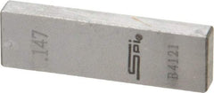 SPI - 0.147" Rectangular Steel Gage Block - Accuracy Grade 0, Includes NIST Traceability Certification - Strong Tooling