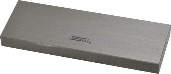 SPI - 4" Rectangular Steel Gage Block - Accuracy Grade 0, Includes NIST Traceability Certification - Strong Tooling