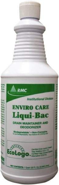 Rochester Midland Corporation - 1 Qt Liquid Drain Cleaner - Floral Scent, Bottle - Strong Tooling