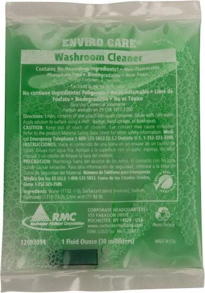 Rochester Midland Corporation - 1 oz Packet Liquid Bathroom Cleaner - Unscented Scent, General Purpose Cleaner - Strong Tooling