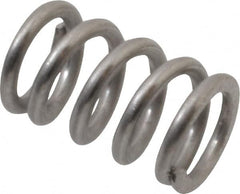 Value Collection - 0.3" OD, 0.047" Wire, 1/2" Free Length, Compression Spring - 77.98 Lb Spring Rating, Stainless Steel - Strong Tooling