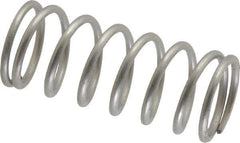 Value Collection - 0.85" OD, 0.08" Wire, 2" Free Length, Compression Spring - 17.58 Lb Spring Rating, Stainless Steel - Strong Tooling