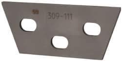 Kennametal - 1/8" Insert Width, Cutoff & Grooving Support Blade for Indexables - 1-1/2" Max Depth of Cut, 1/8" Blade Width - Strong Tooling