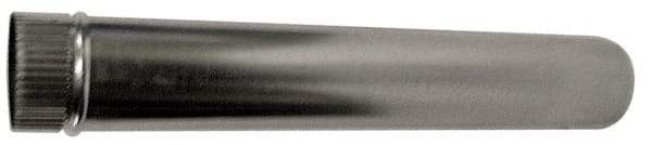 Made in USA - 10" ID, Galvanized Round Pipe - 24" Long, Standard Gage - Strong Tooling