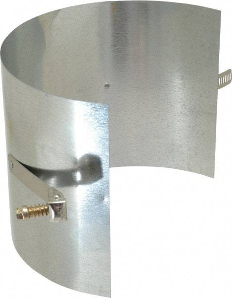 Made in USA - 4" ID Galvanized Duct Drawband - 4" Long, Standard Gage, 25 Piece - Strong Tooling