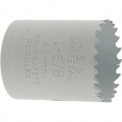 Value Collection - 1-5/8" Diam, 1-1/2" Cutting Depth, Hole Saw - Bi-Metal Saw, Toothed Edge - Strong Tooling