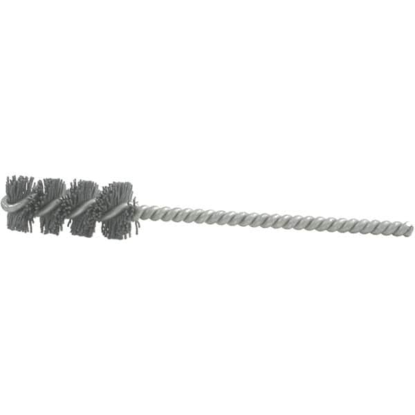 Brush Research Mfg. - 7/32" Bore Diam, 80 Grit, Aluminum Oxide Flexible Hone - Coarse, 1" OAL - Strong Tooling