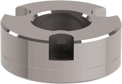 Jergens - Ball Lock System Compatible, Bolt-In Recessed Modular Fixturing Receiver Bushing - 20mm ID x 1.7717" OD, 1.7717" Overall Height - Strong Tooling