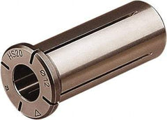 Seco - 3/4" ID x 1-1/4" OD, 1.54" Head Diam, Slotted Hydraulic Chuck Sleeve - Steel, 2-1/2" Length Under Head, Through Coolant - Exact Industrial Supply