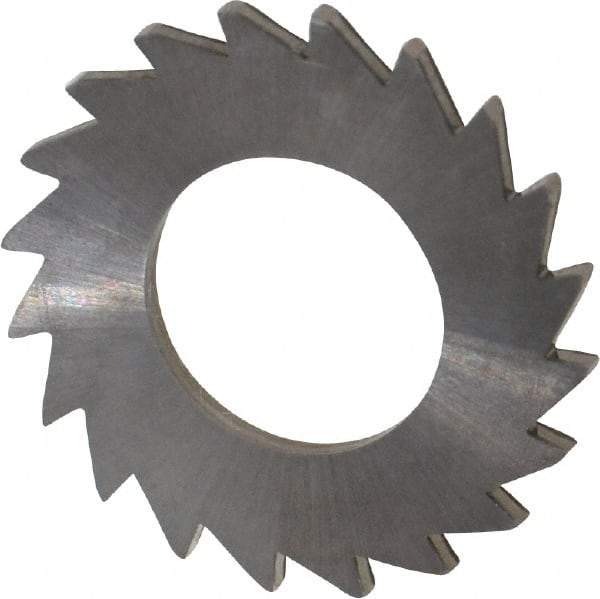 Made in USA - 1" Diam x 1/16" Blade Thickness x 1/2" Arbor Hole Diam, 20 Tooth Slitting and Slotting Saw - Arbor Connection, Solid Carbide, Concave Ground - Strong Tooling