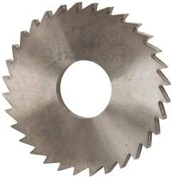 Made in USA - 1-1/2" Diam x 1/8" Blade Thickness x 1/2" Arbor Hole Diam, 32 Tooth Slitting and Slotting Saw - Arbor Connection, Solid Carbide, Concave Ground - Strong Tooling