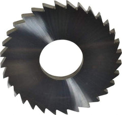 Made in USA - 1-3/4" Diam x 1/8" Blade Thickness x 5/8" Arbor Hole Diam, 32 Tooth Slitting and Slotting Saw - Arbor Connection, Solid Carbide, Concave Ground - Strong Tooling