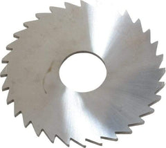 Made in USA - 1-3/4" Diam x 1/16" Blade Thickness x 1/2" Arbor Hole Diam, 32 Tooth Slitting and Slotting Saw - Arbor Connection, Solid Carbide, Concave Ground - Strong Tooling