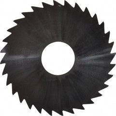 Made in USA - 1-3/4" Diam x 0.0313" Blade Thickness x 1/2" Arbor Hole Diam, 32 Tooth Slitting and Slotting Saw - Arbor Connection, Uncoated, Solid Carbide, Concave Ground - Strong Tooling