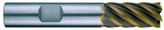 RobbJack - 3/8" Diam 6 Flute Solid Carbide 0.005 to 0.007" Corner Radius End Mill - Strong Tooling