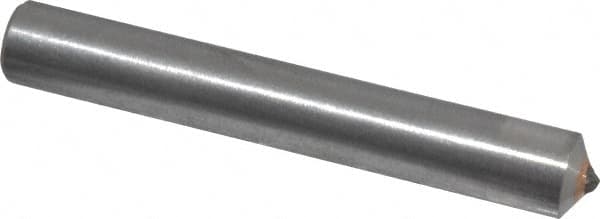 Made in USA - 1/2 Carat Single Point Diamond Dresser - 3" Long x 7/16" Shank Diam - Strong Tooling