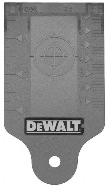 DeWALT - Laser Level Laser Target Card - Use With Rotary Laser - Strong Tooling