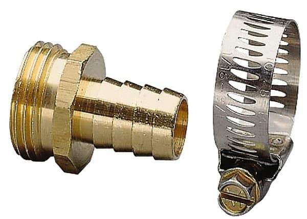 Nelson - 5/8 Garden Hose Fitting - Brass, Male Connector - Strong Tooling