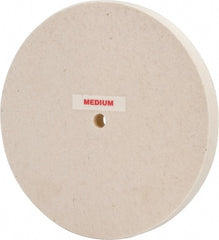 8 Inch Diameter x 3/4 Inch Thick Unmounted Buffing Wheel Polishing Wheel, 1/2 Inch Arbor Hole, Medium Density