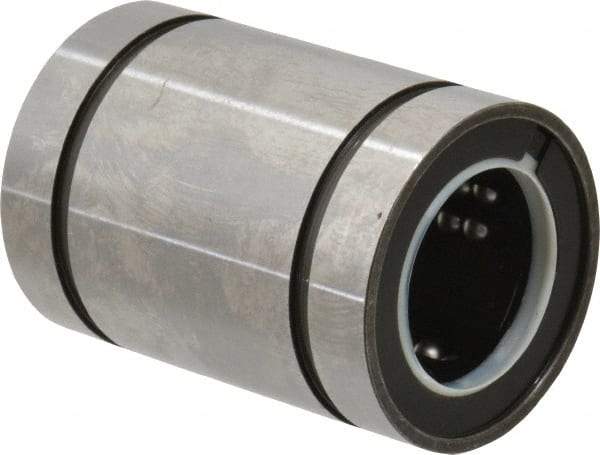 Thomson Industries - 20mm ID, Closed Linear Bearing with Two Integral Wipers - 1.26" Overall Height, 32mm OD - Strong Tooling