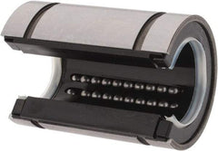 Thomson Industries - 20mm ID, Open Linear Bearing with Two Integral Wipers - 1.26" Overall Height, 32mm OD - Strong Tooling