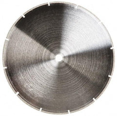 Made in USA - 10" Diam, 5/8" Arbor Hole Diam, Wet & Dry Cut Saw Blade - Diamond-Tipped, Standard Round Arbor - Strong Tooling