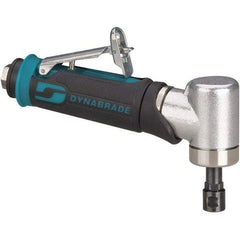 Dynabrade - 1/4" Collet, Angle Handle, Air Angle Die Grinder - 30,000 RPM, Rear Exhaust, 26 CFM, 0.4 hp, 90 psi, 1/4 NPT Inlet - Strong Tooling