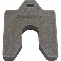 Maudlin Products - Metal Shim Stock Type: Slotted Shim Material: Stainless Steel - Strong Tooling