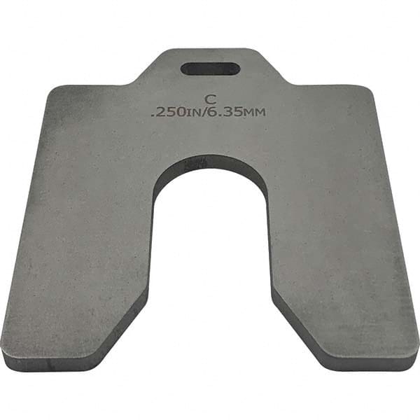 Maudlin Products - Metal Shim Stock Type: Slotted Shim Material: Stainless Steel - Strong Tooling