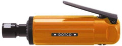 Dotco - 1/4" Collet, Straight Handle, Air Straight Die Grinder - 23,000 RPM, Front Exhaust, 38 CFM, 0.9 hp, 90 psi, 1/4" Inlet - Strong Tooling