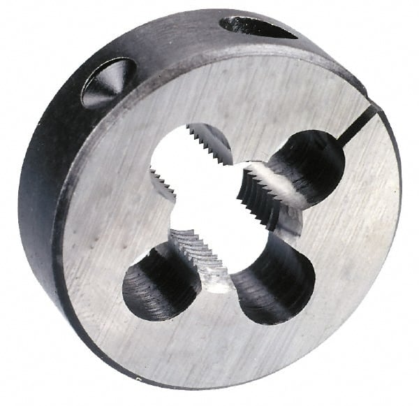 Cle-Line - #8-36 UNF High Speed Steel Round Adjustable Die - Strong Tooling