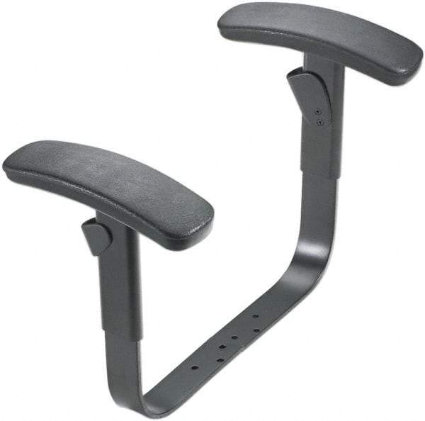 Hon - Black Adjustable Arms - For HON ComforTask Series Swivel Task Chairs - Strong Tooling