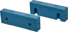 Snap Jaws - 6" Wide x 2" High x 1" Thick, Flat/No Step Vise Jaw - Soft, Aluminum, Fixed Jaw, Compatible with 6" Vises - Strong Tooling