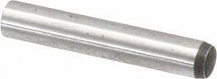 Value Collection - 6mm Diam x 35mm Pin Length Alloy Steel Standard Dowel Pin - C 58-62 Hardness, 13,300 Lb Breaking Strength, 1 Rounded End - Strong Tooling