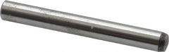 Value Collection - 6mm Diam x 50mm Pin Length Alloy Steel Standard Dowel Pin - C 58-62 Hardness, 13,300 Lb Breaking Strength, 1 Rounded End - Strong Tooling