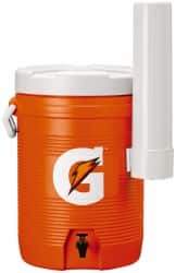 Gatorade - 5 Gal Beverage Cooler - Plastic, Orange/White - Strong Tooling