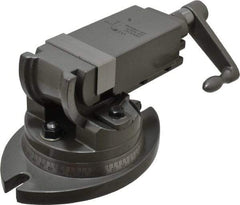 Wilton - 2" Jaw Width, 2" Jaw Opening Capacity, 2-Way Angle Swivel Machine Vise - Manual Operation, 1 Station, 8-29/32" Long x 5" High x 15/16" Deep, Alloy Steel - Strong Tooling