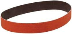 3M - 1-1/2" Wide x 18-15/16" OAL, 80 Grit, Ceramic Abrasive Belt - Ceramic, Medium, Coated, YF Weighted Cloth Backing, Wet/Dry, Series 777F - Strong Tooling