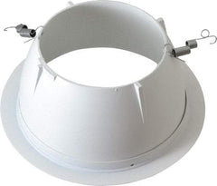 Cooper Lighting - 7-1/4 Inch Wide, Water Resistant, White Fixture Baffle Trim - Metal, UL/cUL Wet Location Listed - Strong Tooling