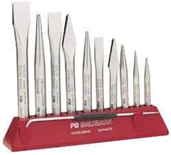 Value Collection - 6-1/2" OAL x 9/32" Blade Width Cross Chisel - 15/32" Stock - Strong Tooling