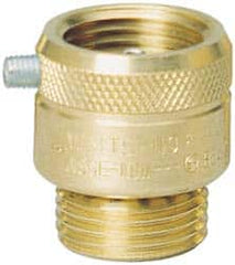 Watts - 3/4" Pipe, Chrome Plated Brass, Hose Connection Vacuum Breaker - Brass Seal, Stainless Steel Spring, FNPT x MNPT End Connections - Strong Tooling