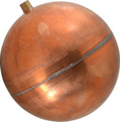 Watts - 8" Diam, External Thread Connection, Metal Float - 3/8-16 Thread, Copper - Strong Tooling