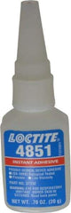 Loctite - 0.70 oz Bottle Clear Instant Adhesive - Series 4851, 20 sec Fixture Time, 24 hr Full Cure Time, Bonds to Fabric, Leather & Paper - Strong Tooling