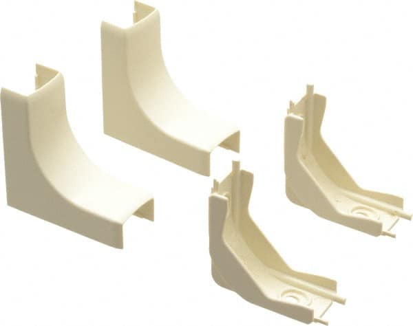 Wiremold - 13/16 Inch Long x 2-1/8 Inch Wide x Raceway Elbow End - Ivory, For Use with ECLIPSE PN03 Series Raceways - Strong Tooling