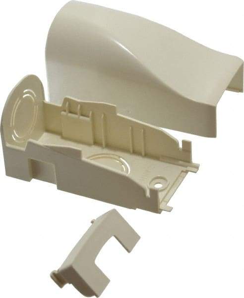 Wiremold - 1-11/16 Inch Long x 3-7/8 Inch Wide x 7/8 Inch High, Rectangular Raceway Fitting - Ivory, For Use with ECLIPSE PN10 Series Raceways - Strong Tooling