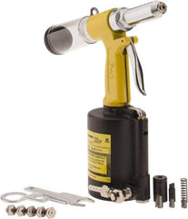 Marson - Up to 1/4" Capacity, Trigger Air Riveter - 9/16" Long Stroke, 1/4" Inlet, V-4 - Strong Tooling